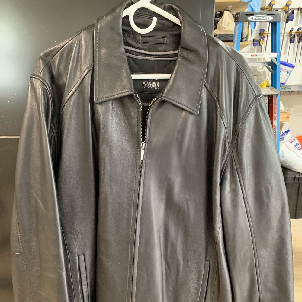 New leather jacket